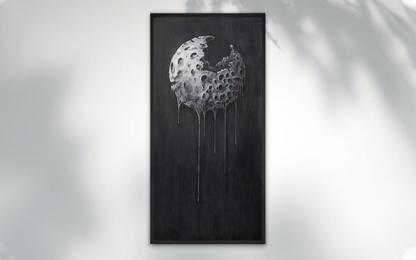 Melting moon print