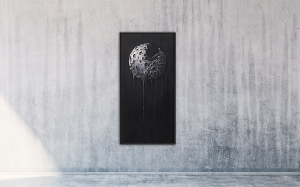 Melting moon print